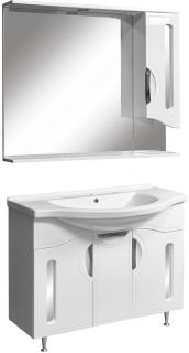 Тумба под раковину Stella Polar Сильва 100см белый SP-00000204